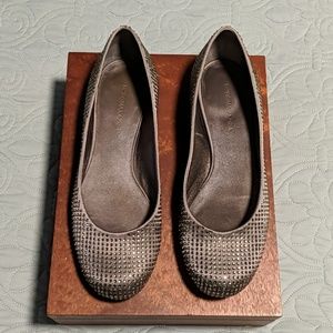 BCBG MaxAzria Swarovski Crystal Ballet Flats